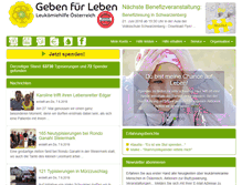 Tablet Screenshot of gebenfuerleben.at